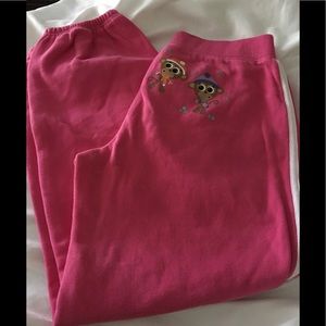 Justice brand pink sweat pants